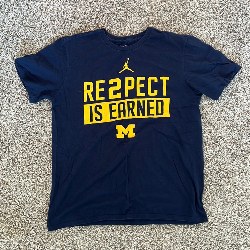 michigan jordan shirt